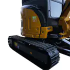 Miniexcavadora Donker DK40 con cabina, 2 velocidades, joysticks, aire acondicionado y motor Yanmar de 38 CV.